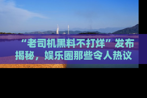 “老司机黑料不打烊”发布揭秘，娱乐圈那些令人热议的黑暗秘密！