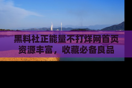 黑料社正能量不打烊网首页资源丰富，收藏必备良品