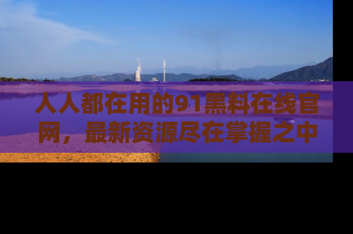 人人都在用的91黑料在线官网,最新资源尽在掌握之中