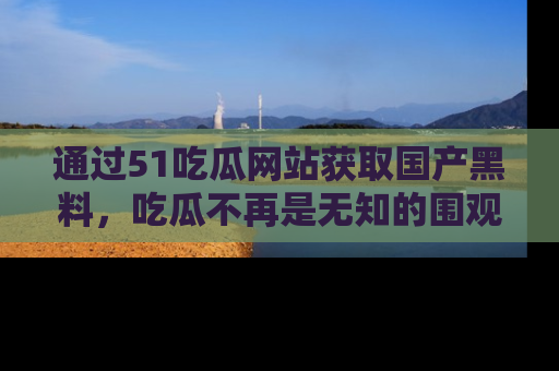 通过51吃瓜网站获取国产黑料，吃瓜不再是无知的围观者