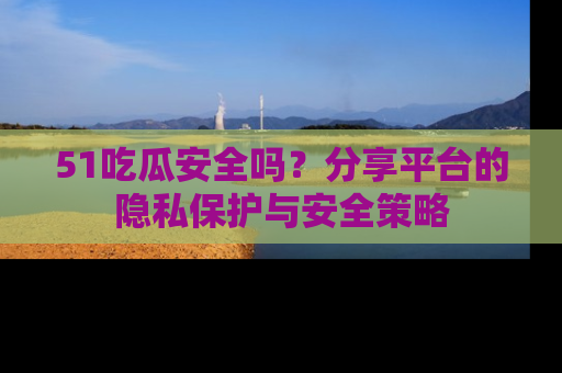 51吃瓜安全吗？分享平台的隐私保护与安全策略