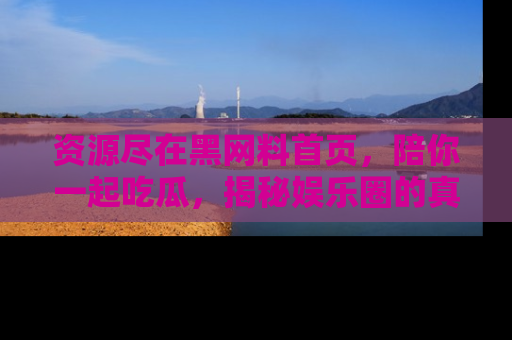资源尽在黑网料首页,陪你一起吃瓜,揭秘娱乐圈的真实内幕